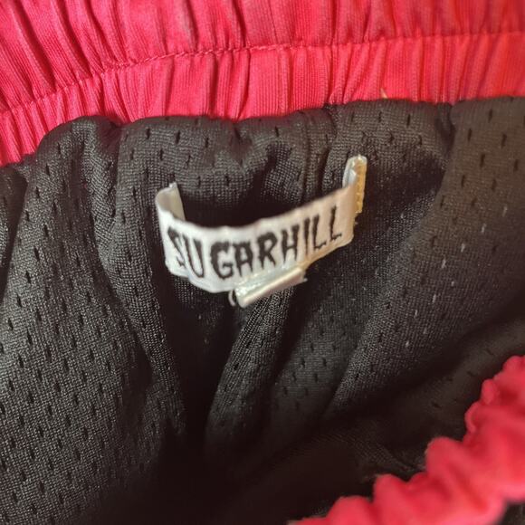 SUGARHILL Sauron Shorts Multicolor All Over Print XXL Grafiti Skull Mushrooms - Picture 13 of 14